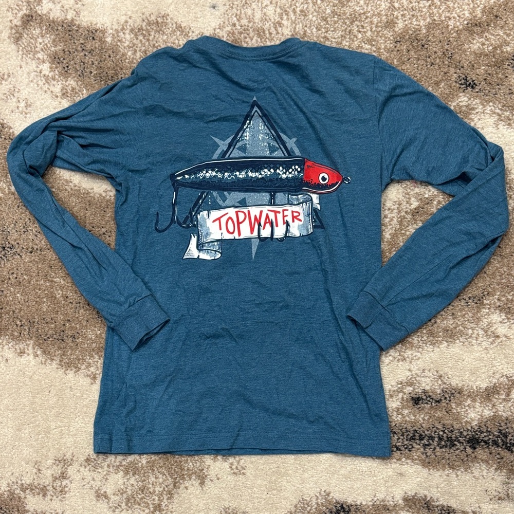 Blue Long Sleeve Tee